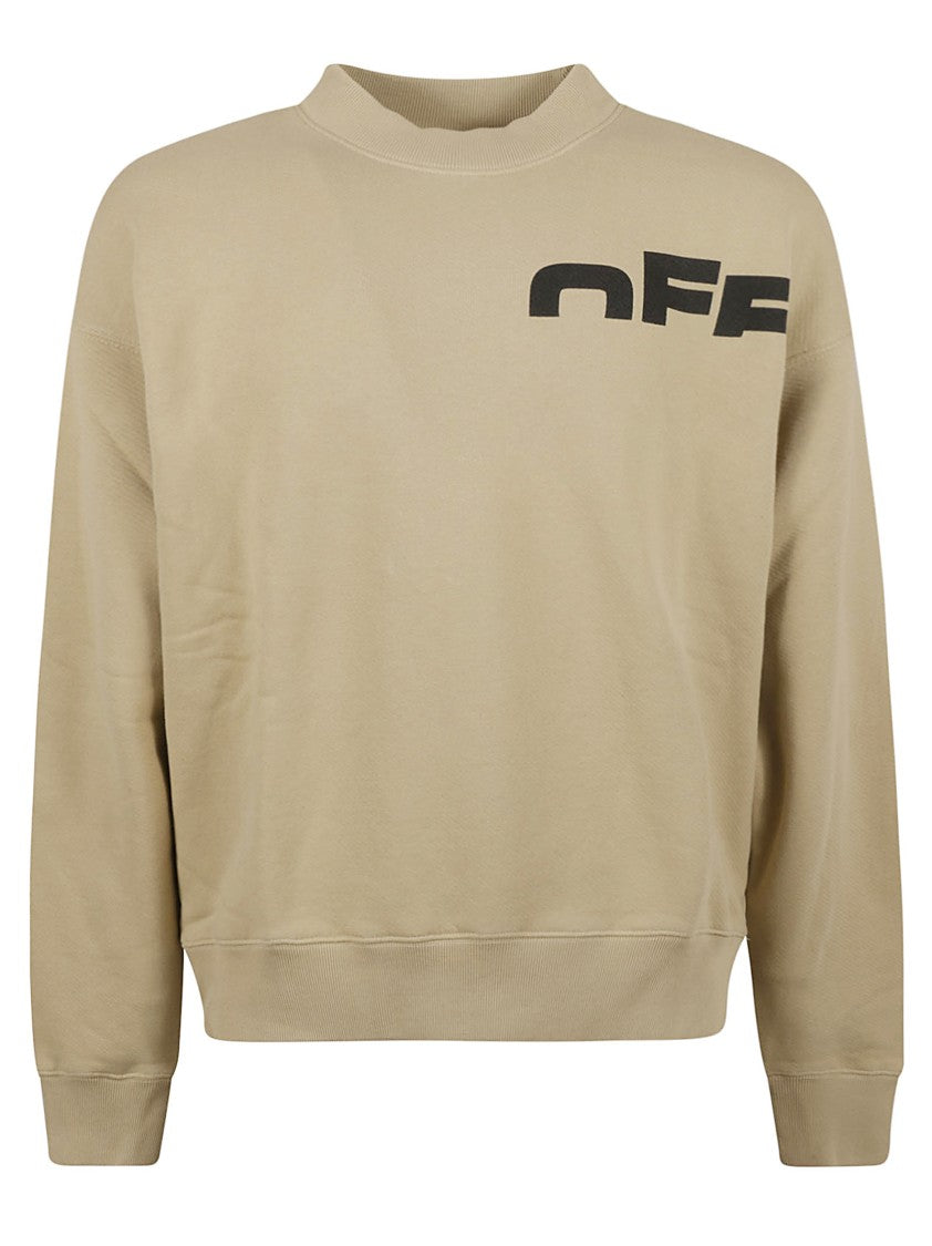 Off-White Relaxed High Neck Sweater