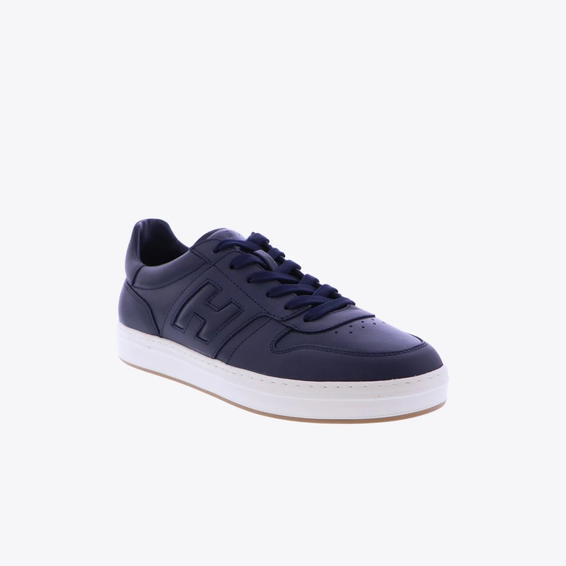 Hogan Contemporary Blue Sneakers With Embossed 'H' Detail