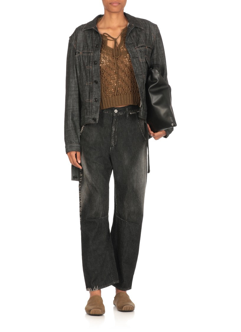 Y's Green Y's Cotton Sweater