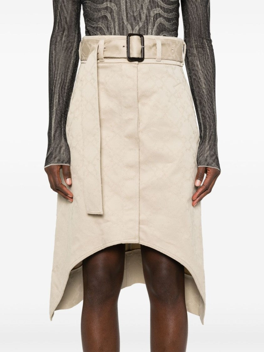 Givenchy Light Beige Midi Skirt