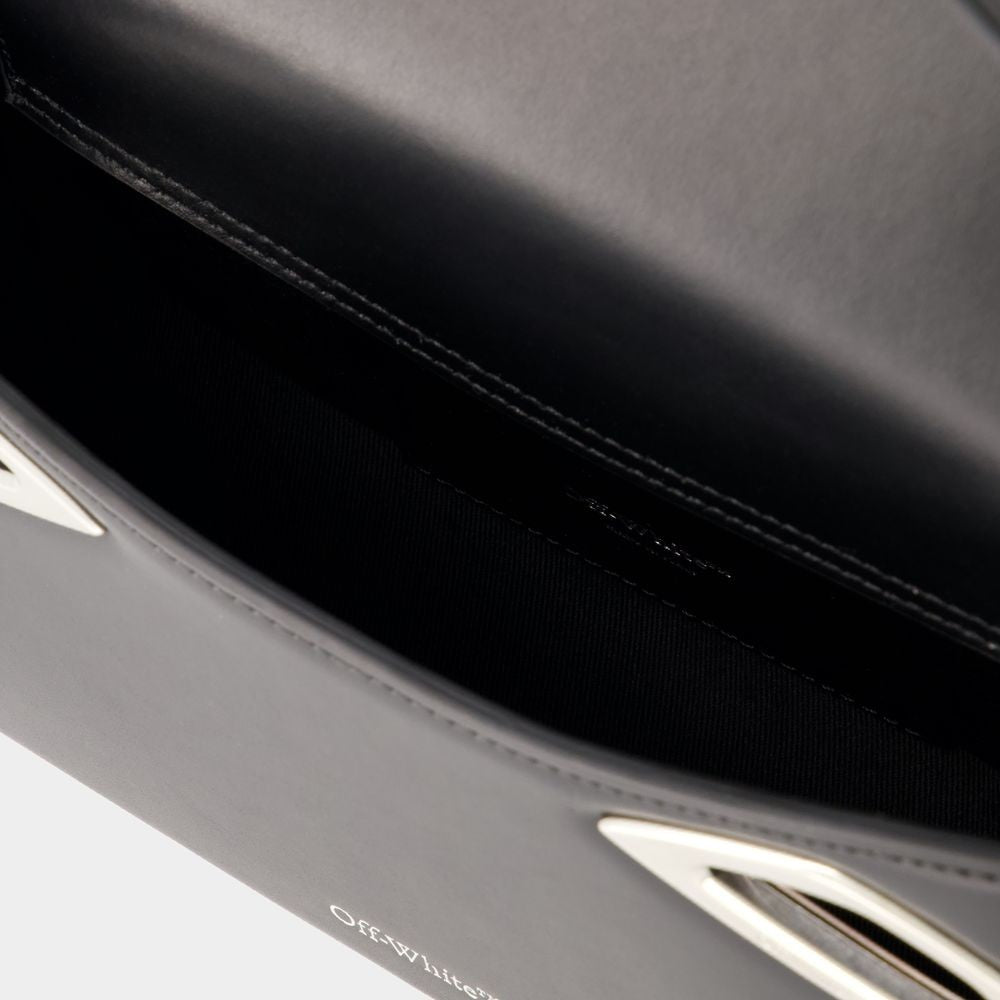 Off-White Clam Hobo Bag - Leather - Black