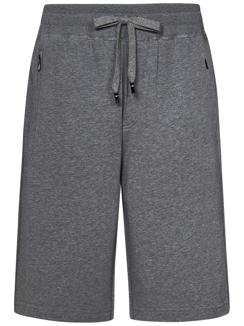 Dolce & Gabbana Relaxed Fit Grey Shorts