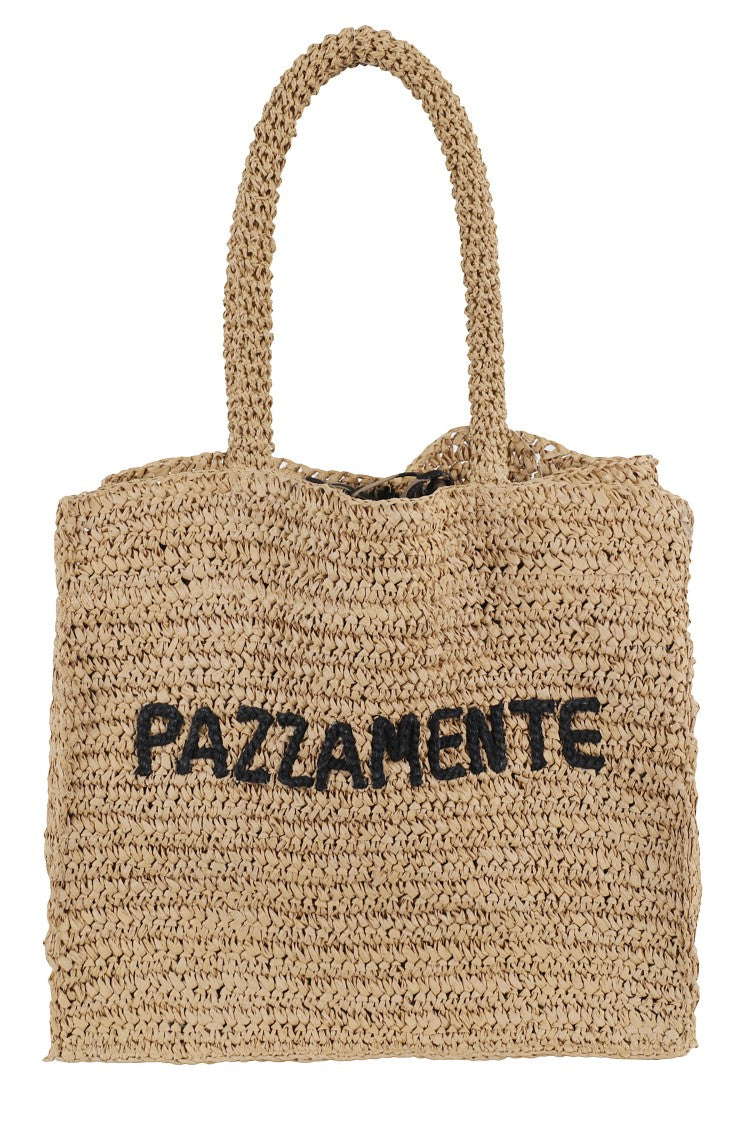 Aspesi Textured Paper Tote Bag