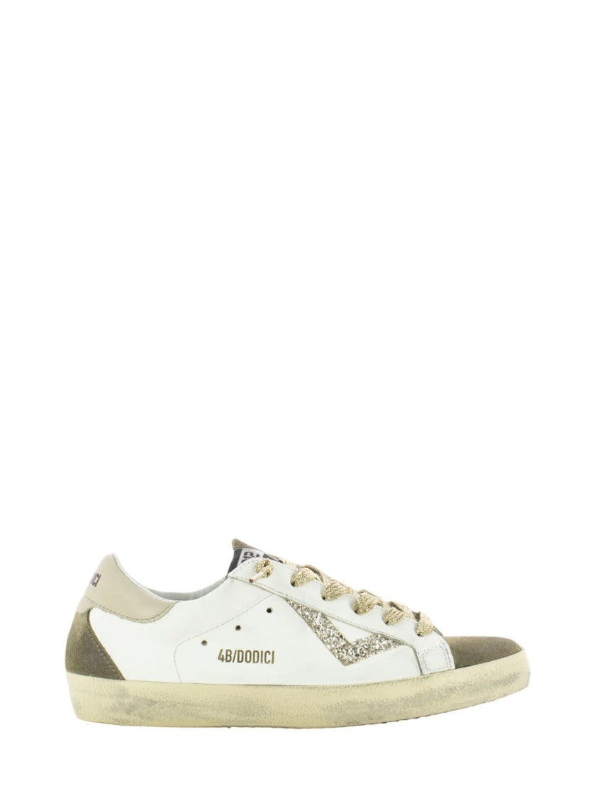 4B12 Low-Top Sneakers With Suede Overlays