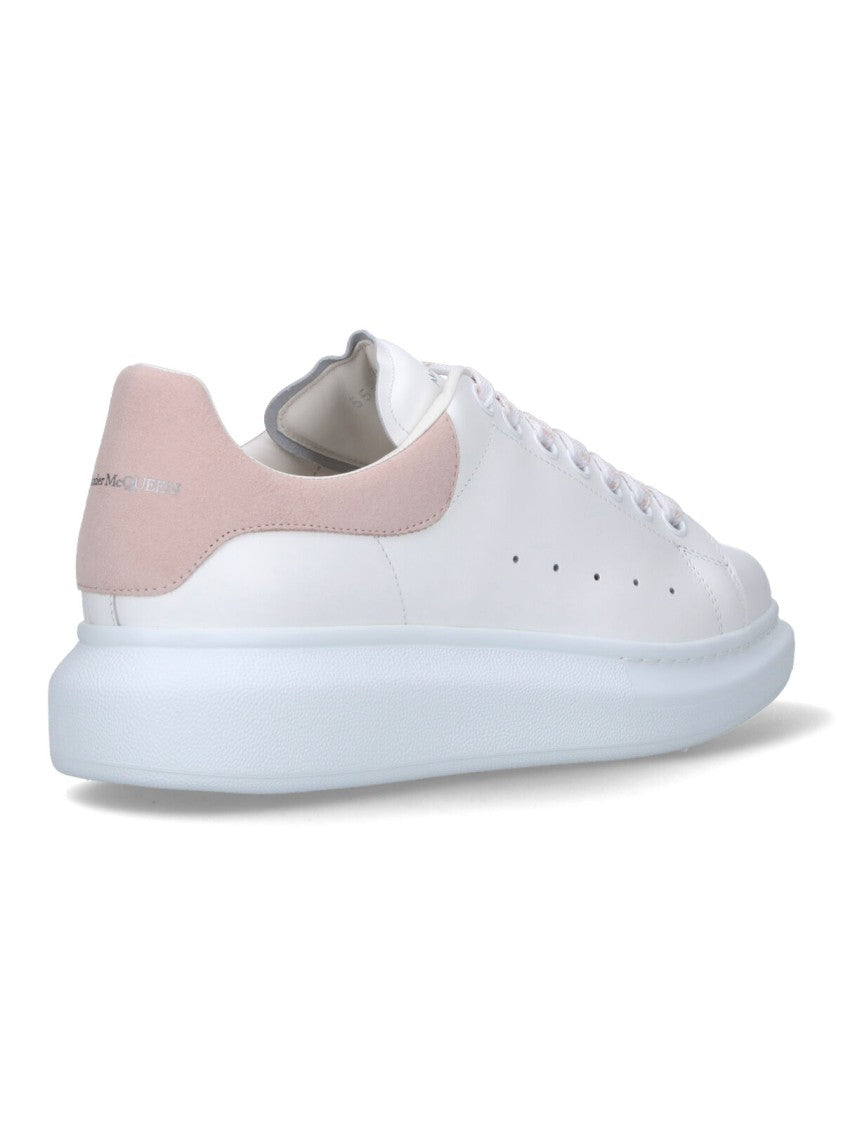 Alexander Mcqueen "Oversize" Sneakers, In White Calfskin