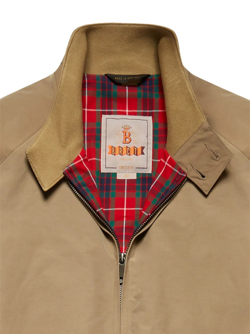 Baracuta Brown Bomber Jacket With Classic Silhouette