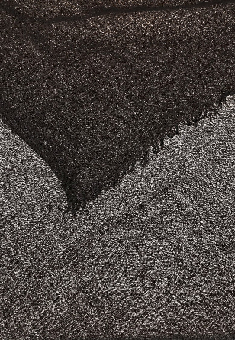 Destin Wide Silhouette Scarf With Hand-Frayed Edges