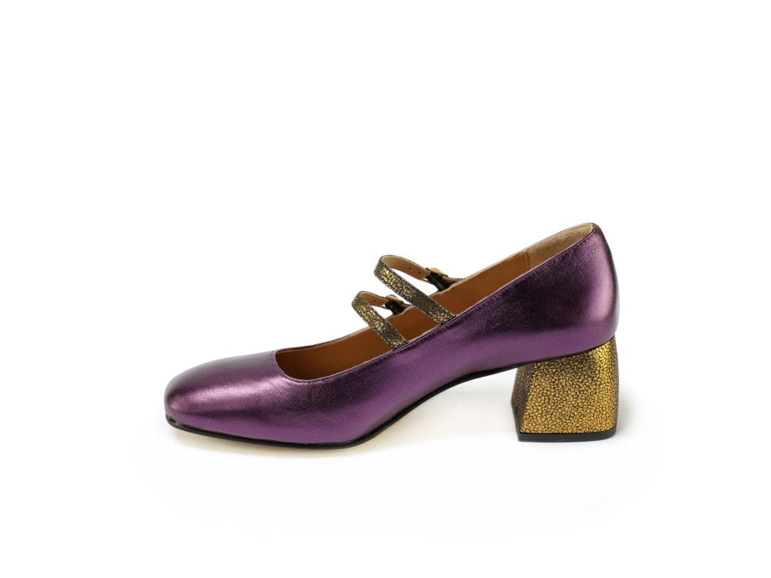 Ton Gout Laminated Leather Pumps With Heel