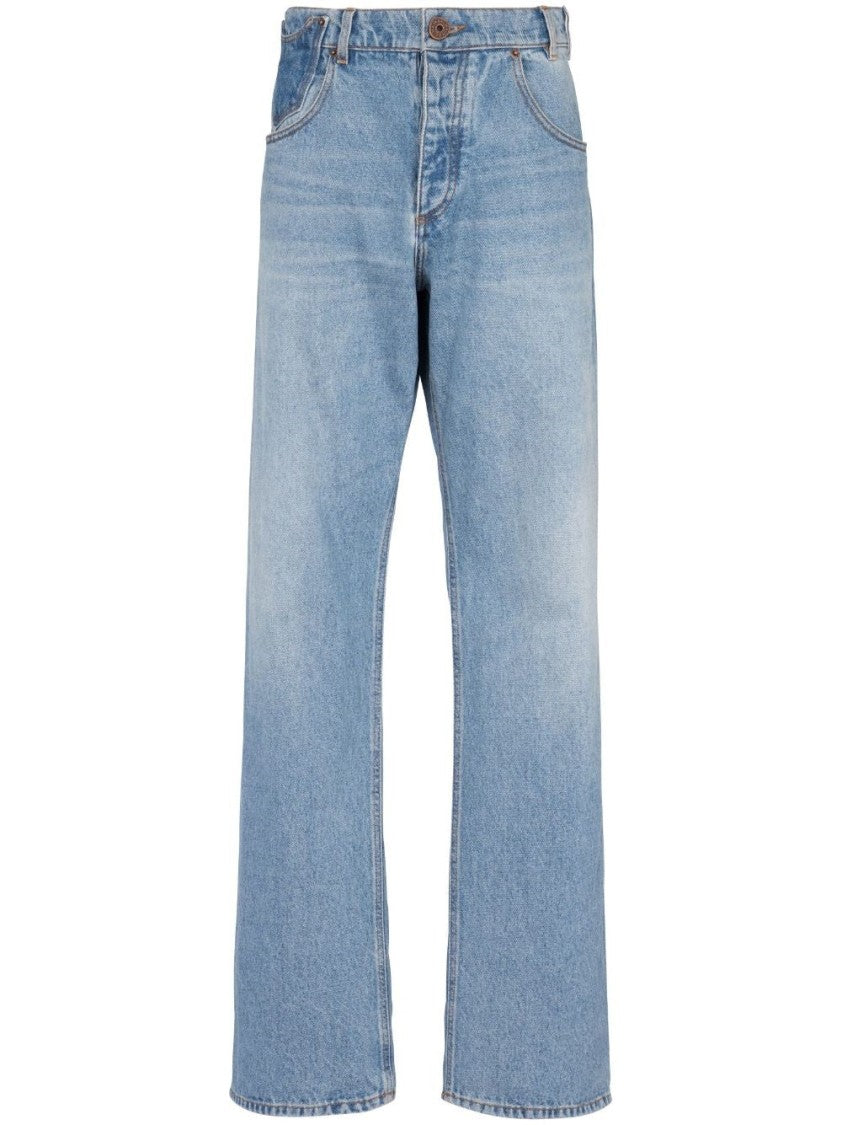 Balmain Contrasted Pocket Loose Pants
