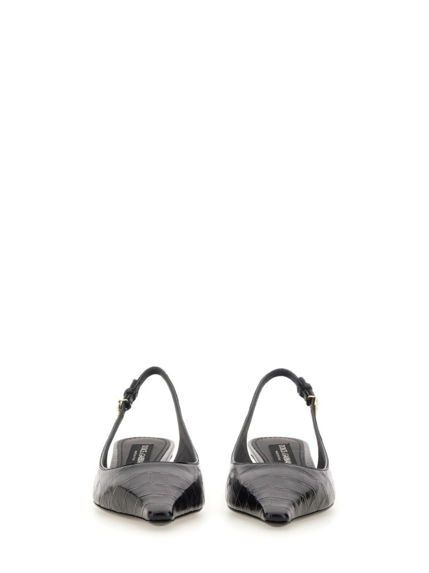 Dolce & Gabbana Slingback With Logo