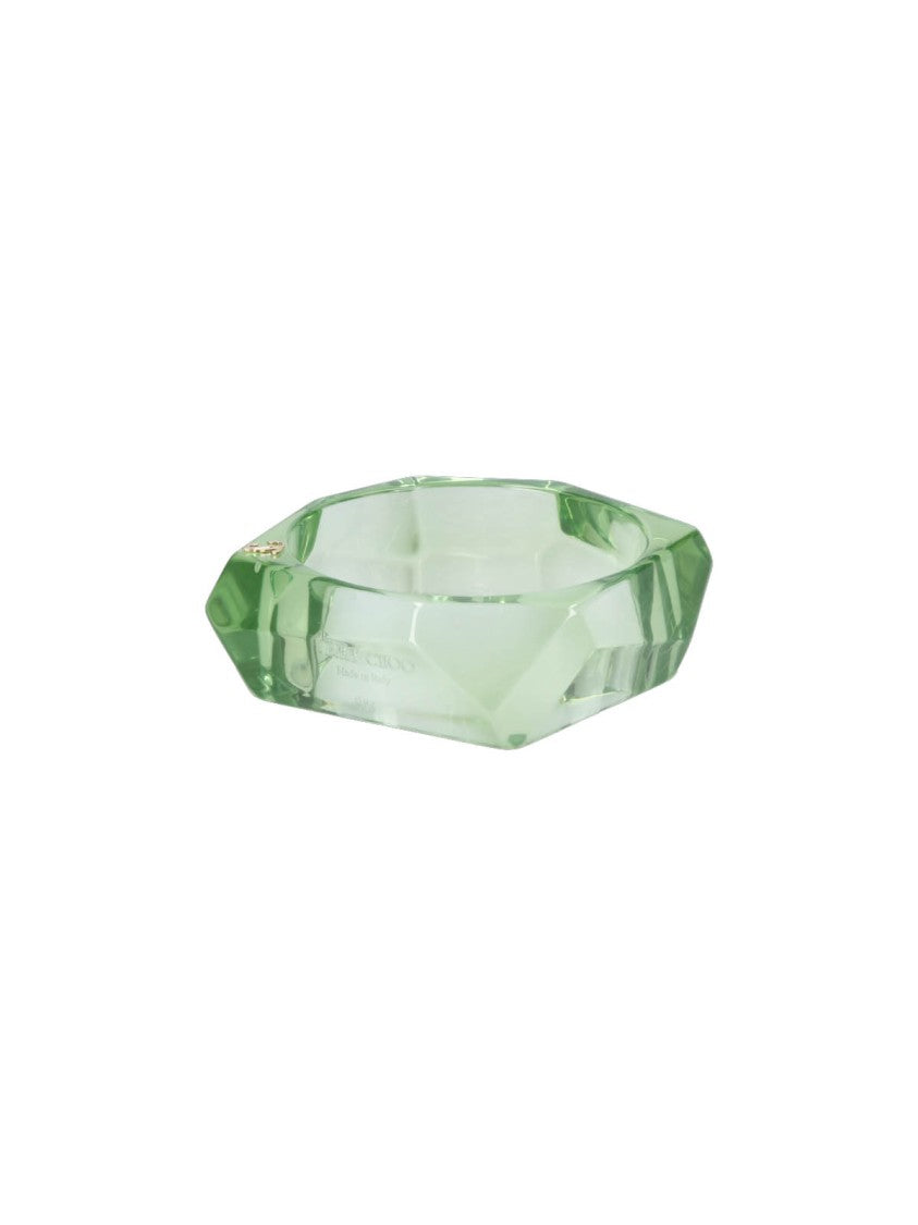 Jimmy Choo Translucent Faceted Bangle Bracelet
