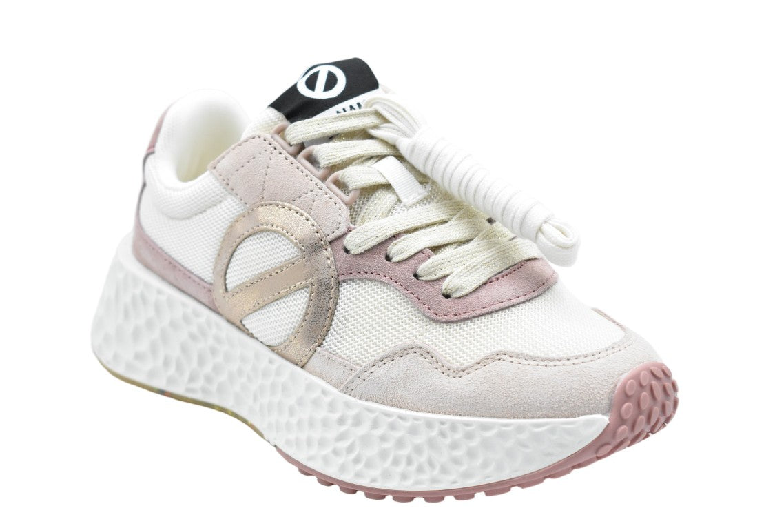 No Name Salmone Suede Fabric Textured Sole Sneakers