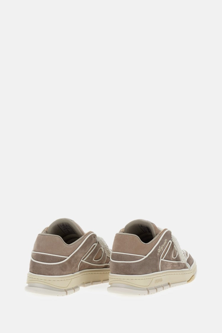 Axel Arigato Low-Top Nubuck Sneakers With Embroidered Logo