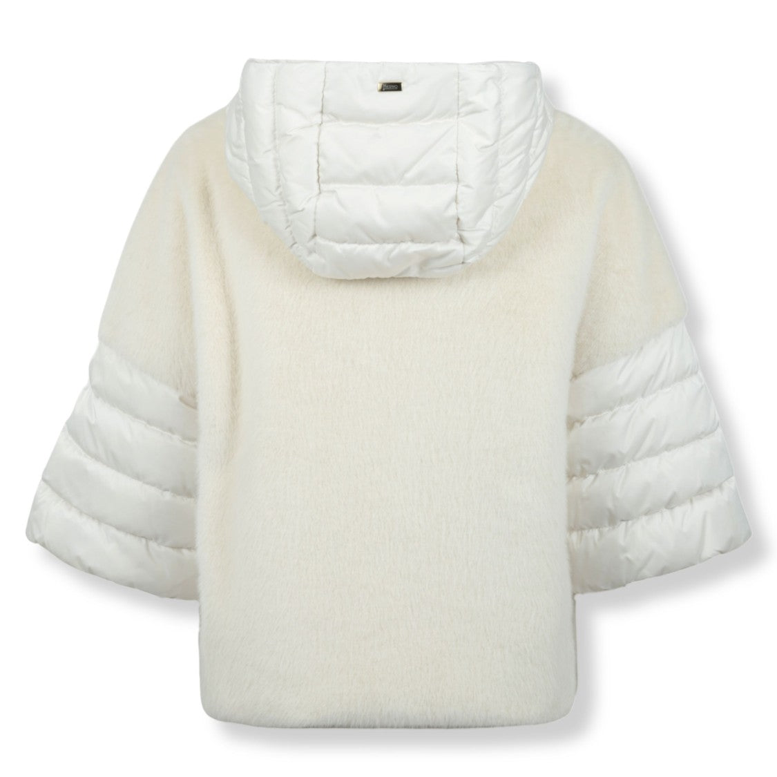 Herno Short-Sleeved Hooded Cape With Flowing Silhouette