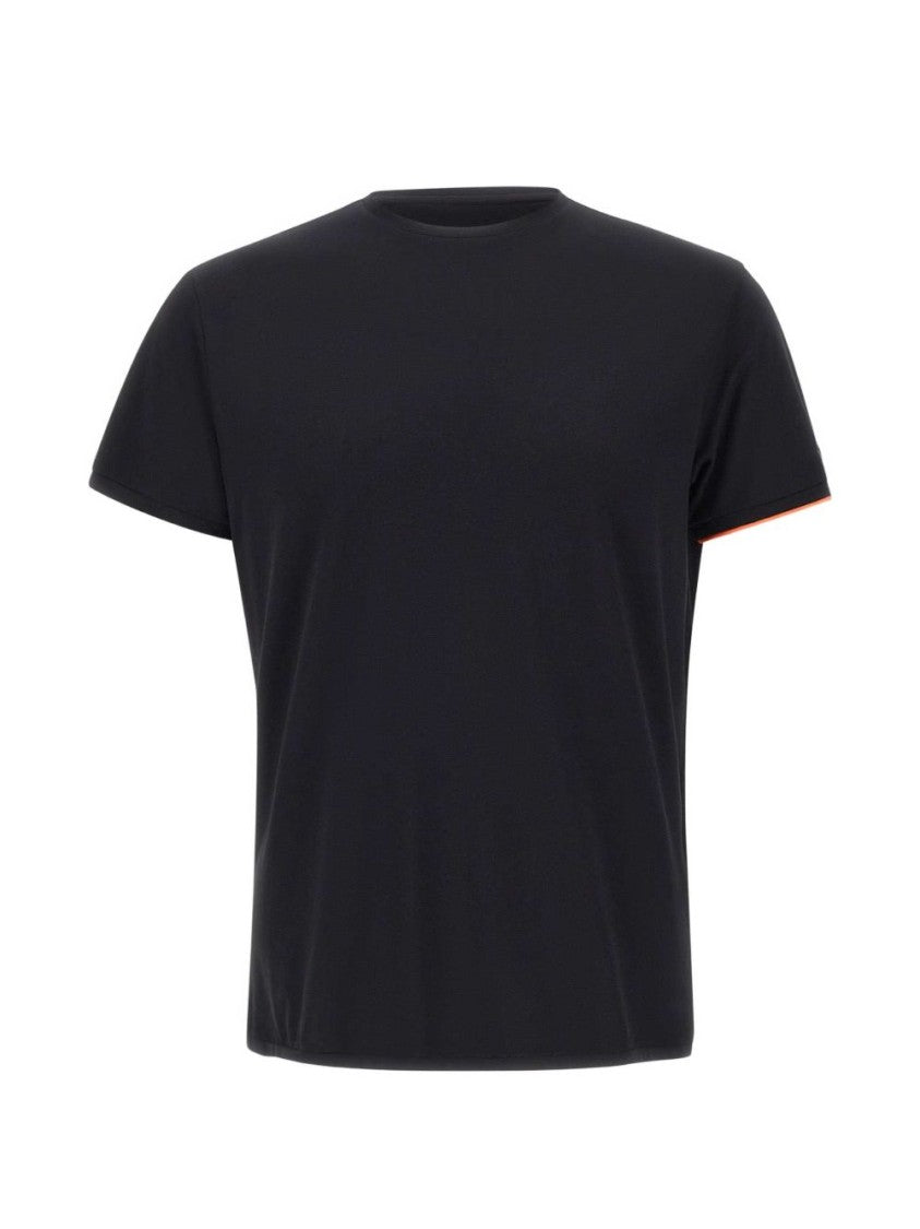Rrd Black Short-Sleeved Orange Trim T-Shirt