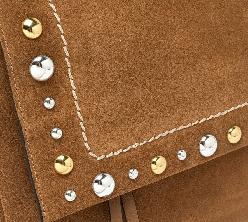 Gianni Chiarini Suede Handbag With Convertible Strap