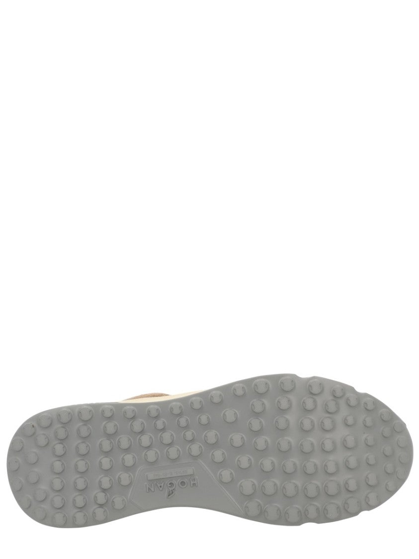 Hogan Hyperlight Tonal Suede Overlays Calfskin Sneakers
