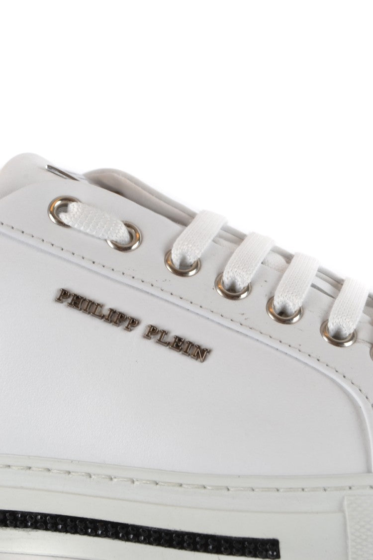 Philipp Plein Low-Top Sneakers With Smooth Leather Upper