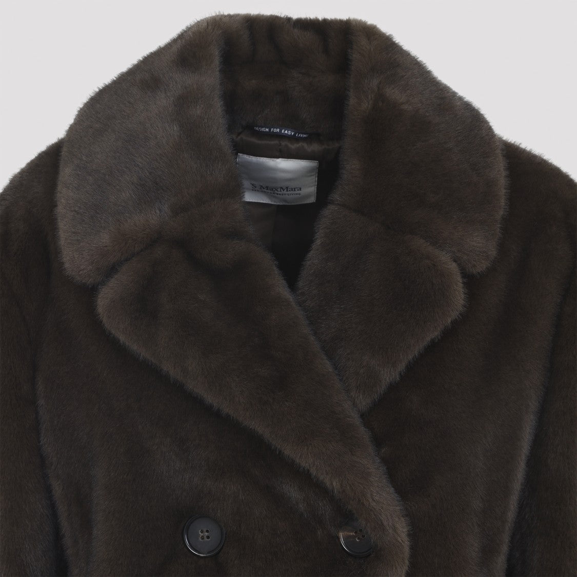 Max Mara Laura Brown Polyester Coat