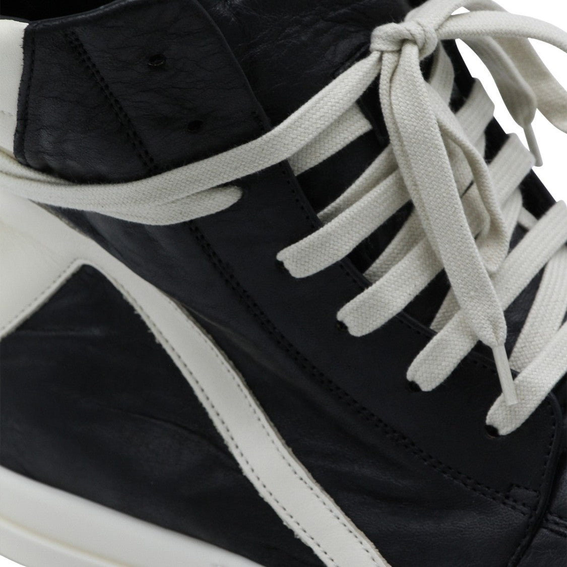 Rick Owens High-Top Sneakers With Color Block
