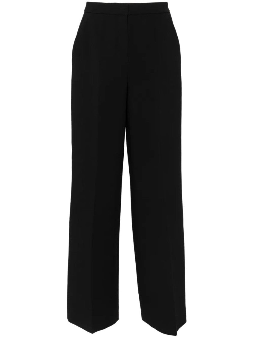 Pinko Tailored Black Trousers With Smooth Finish