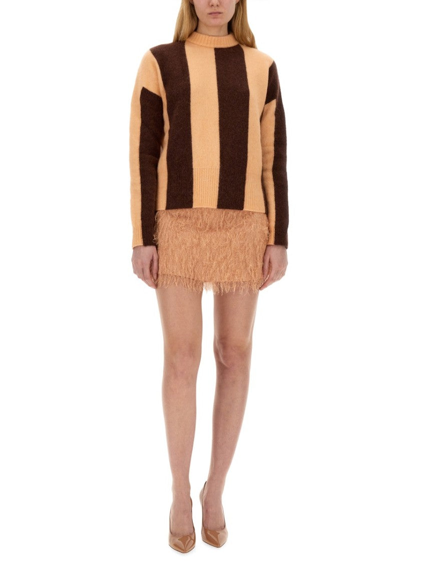 Alysi Frizzy Mini Skirt