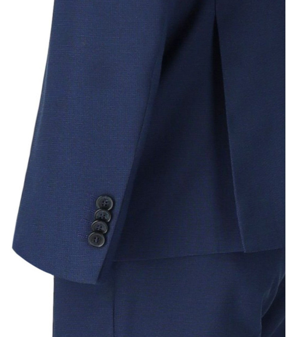 Manuel Ritz Tailored Bright Blue Suit