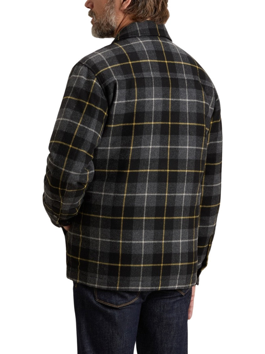 Woolrich Padded Alaskan Check Wool-Blend Shirt-Jacket