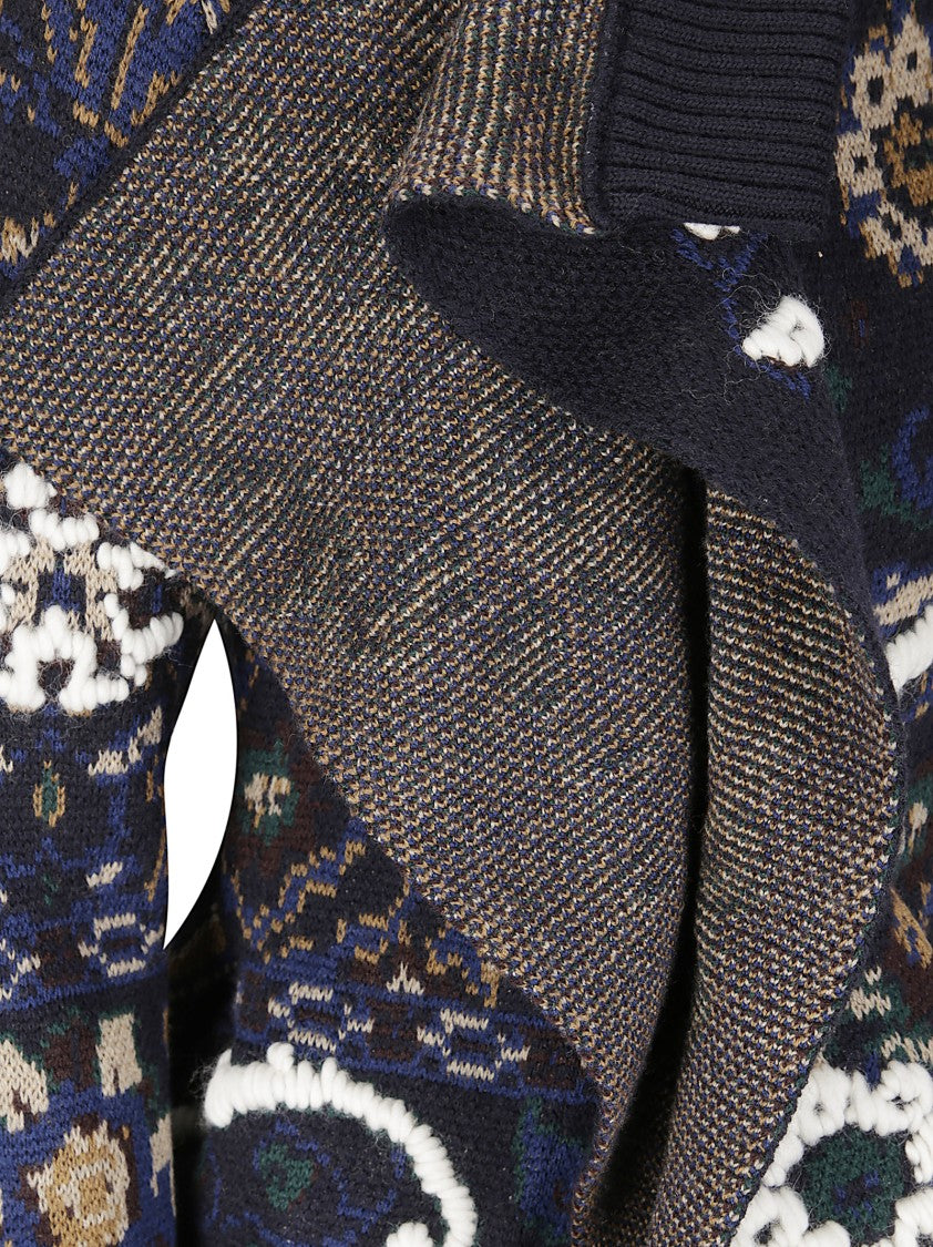 Sacai Floral Jacquard Sweater