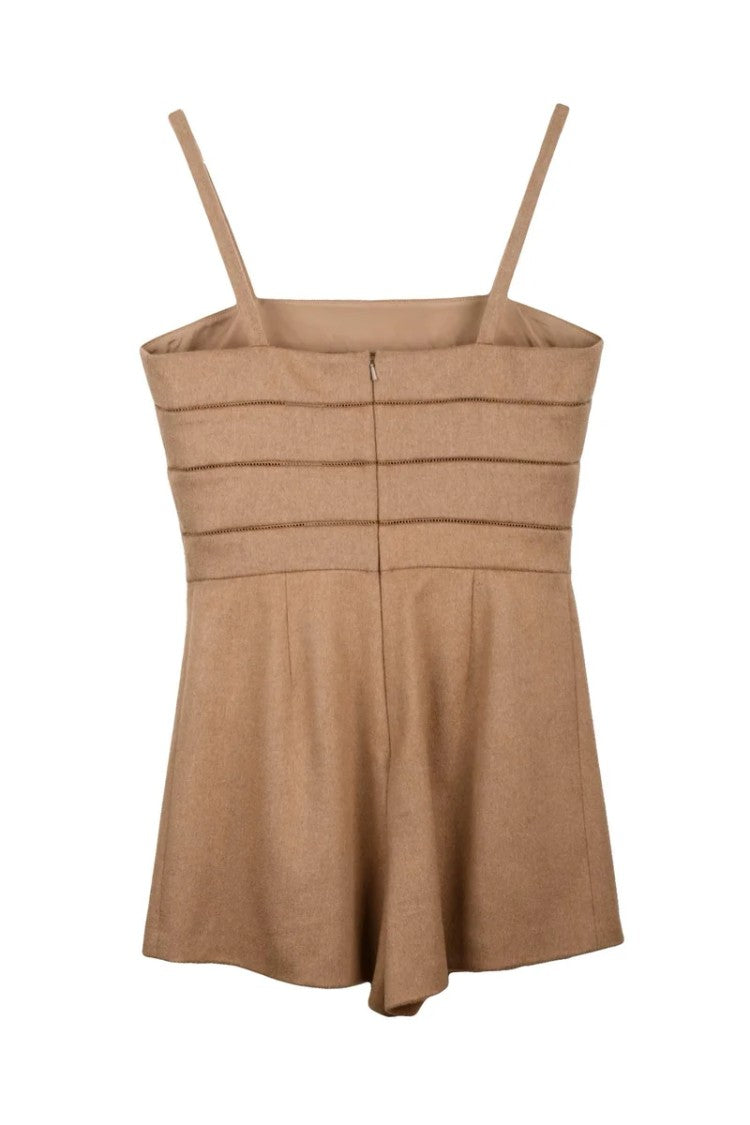 Max Mara Camel Jumpsuit - Beige