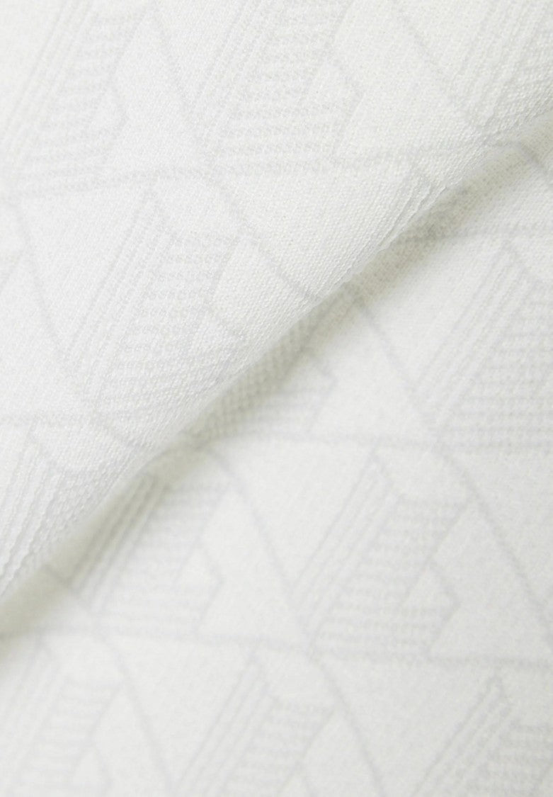Lacoste Short-Sleeved Geometric Contrast-Collar Polo Shirt