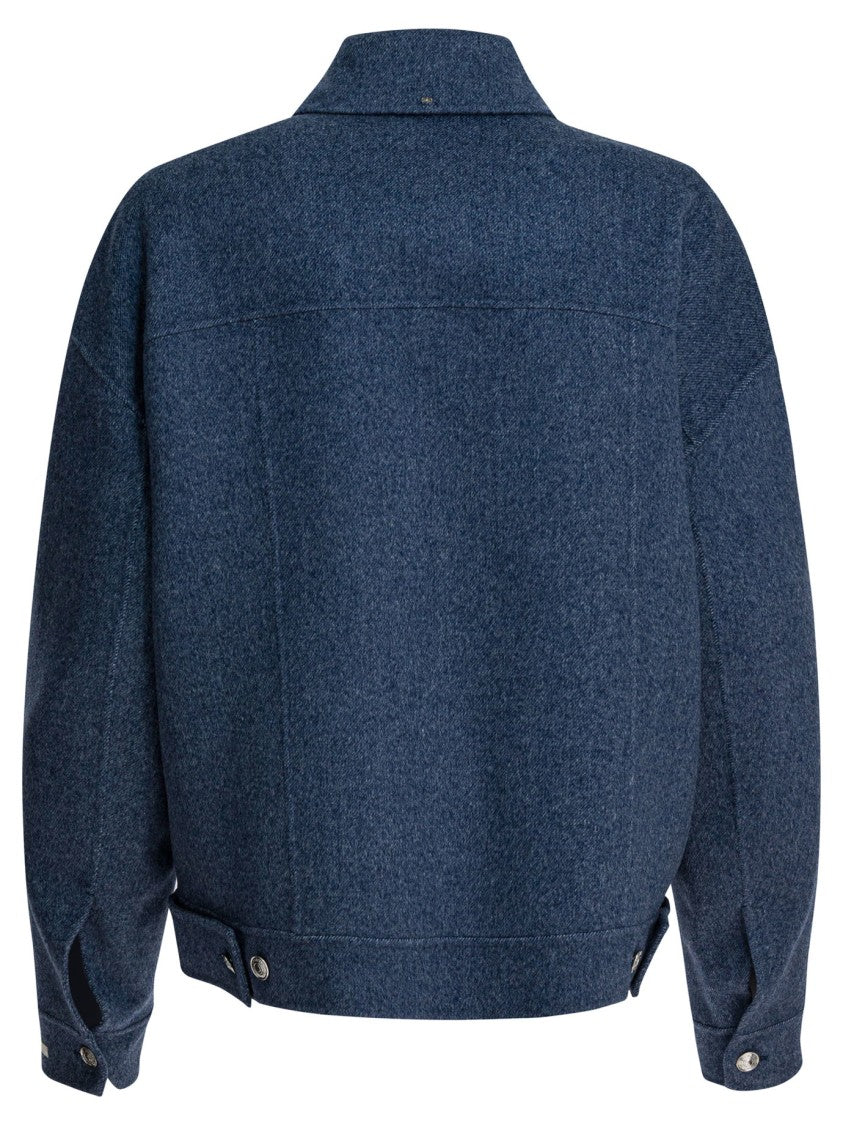 Max Mara Wool Overshirt Jacket