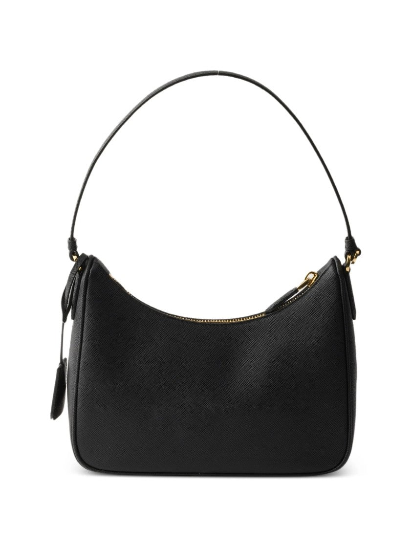 Prada Black Contenitore Maniglia Structured Handbag