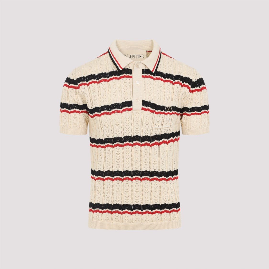 Valentino Comfortable Cotton Polo T-Shirt
