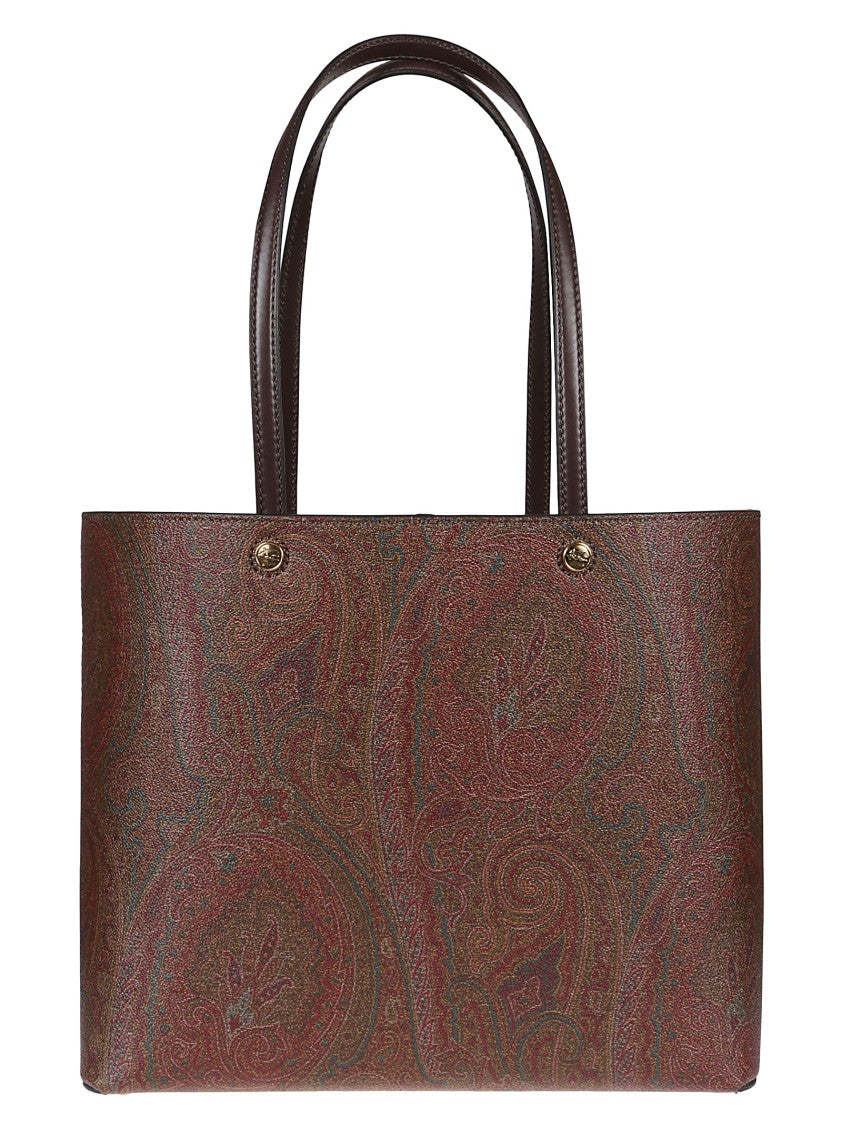 Etro Medium Essential Paisley Cotton Blend Tote