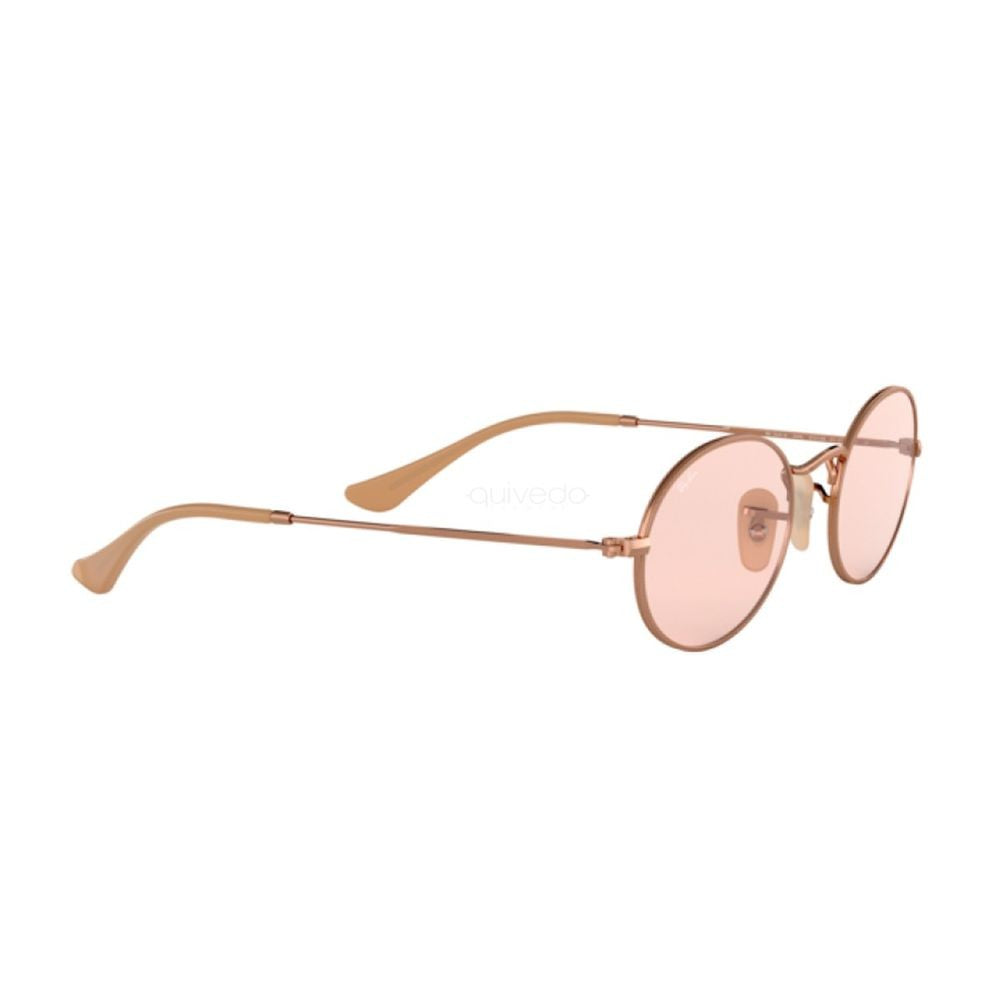 Ray Ban Rb3547n Oval Metal Frame Sunglasses
