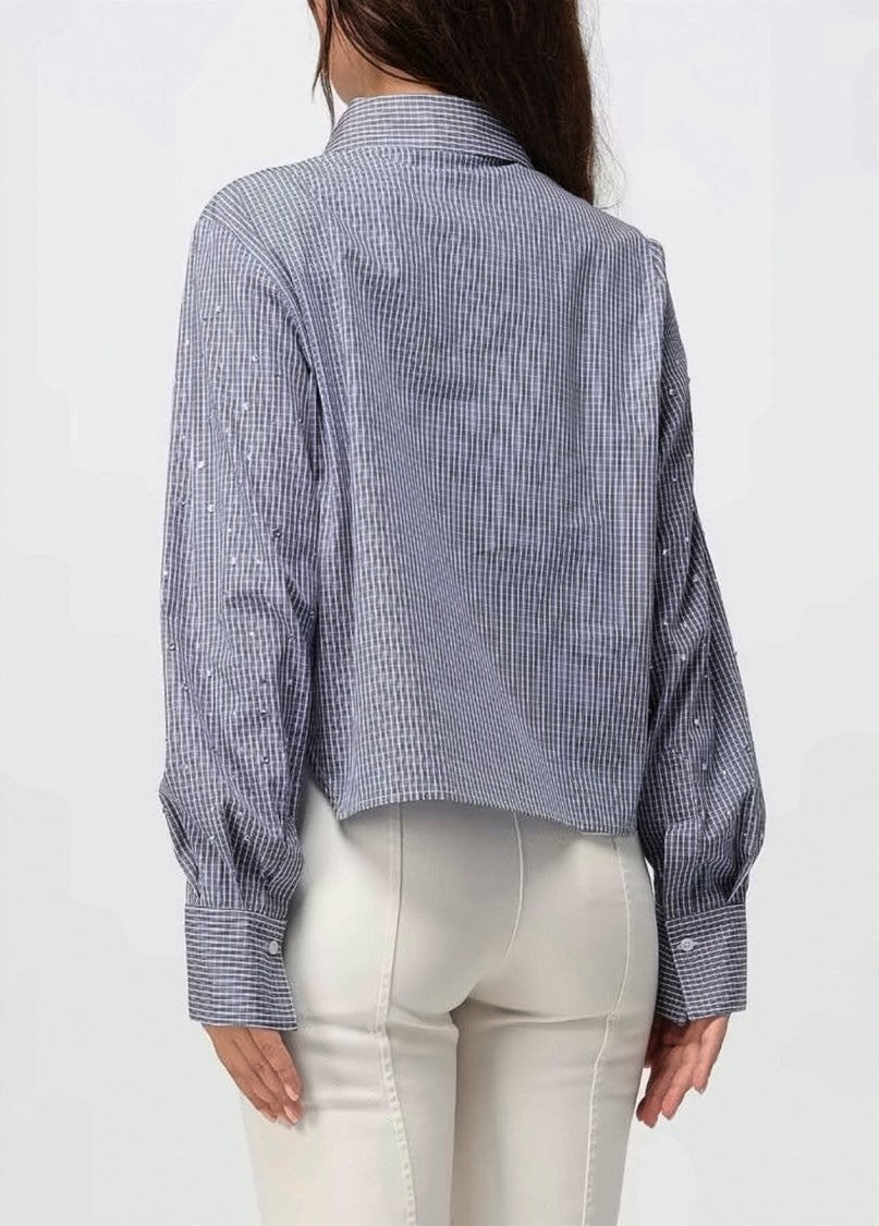 Liu Jo Rhinestone Appliqués Shirt