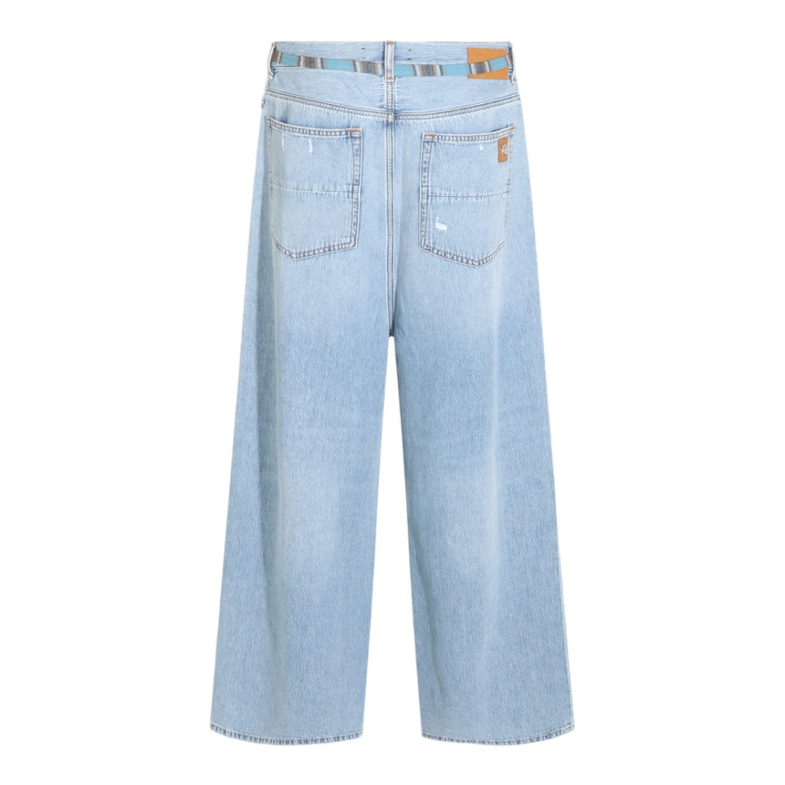 Amiri Light Blue Wide-Leg Denim Jeans