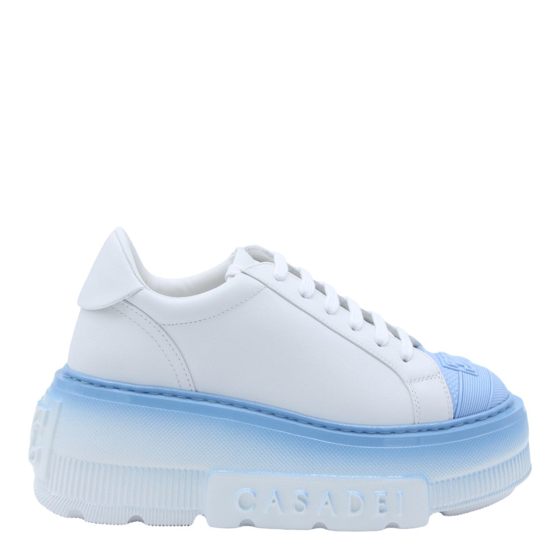 Casadei White Sneakers With Classic Silhouette