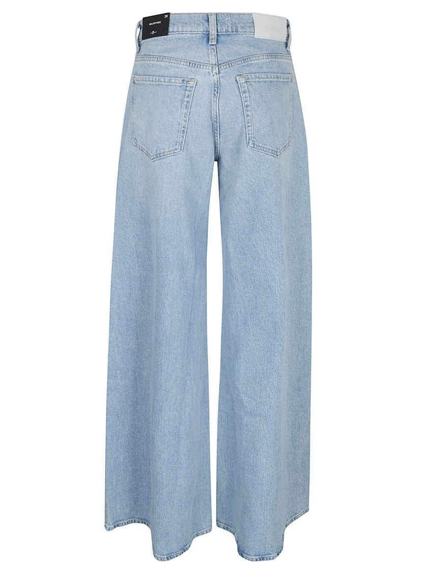 7 For All Mankind Willow Mid-Rise Extra-Wide Leg Jeans