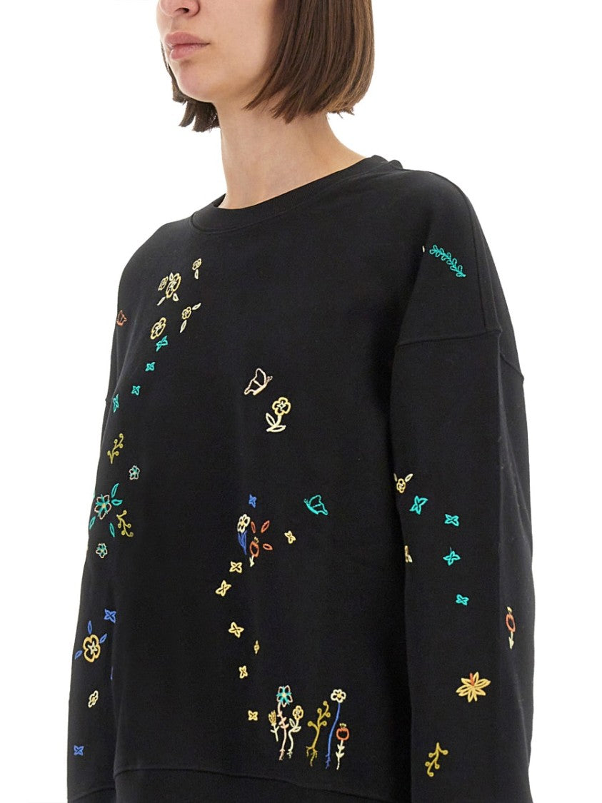 Ps Paul Smith "Floral" Embroidered Sweatshirt