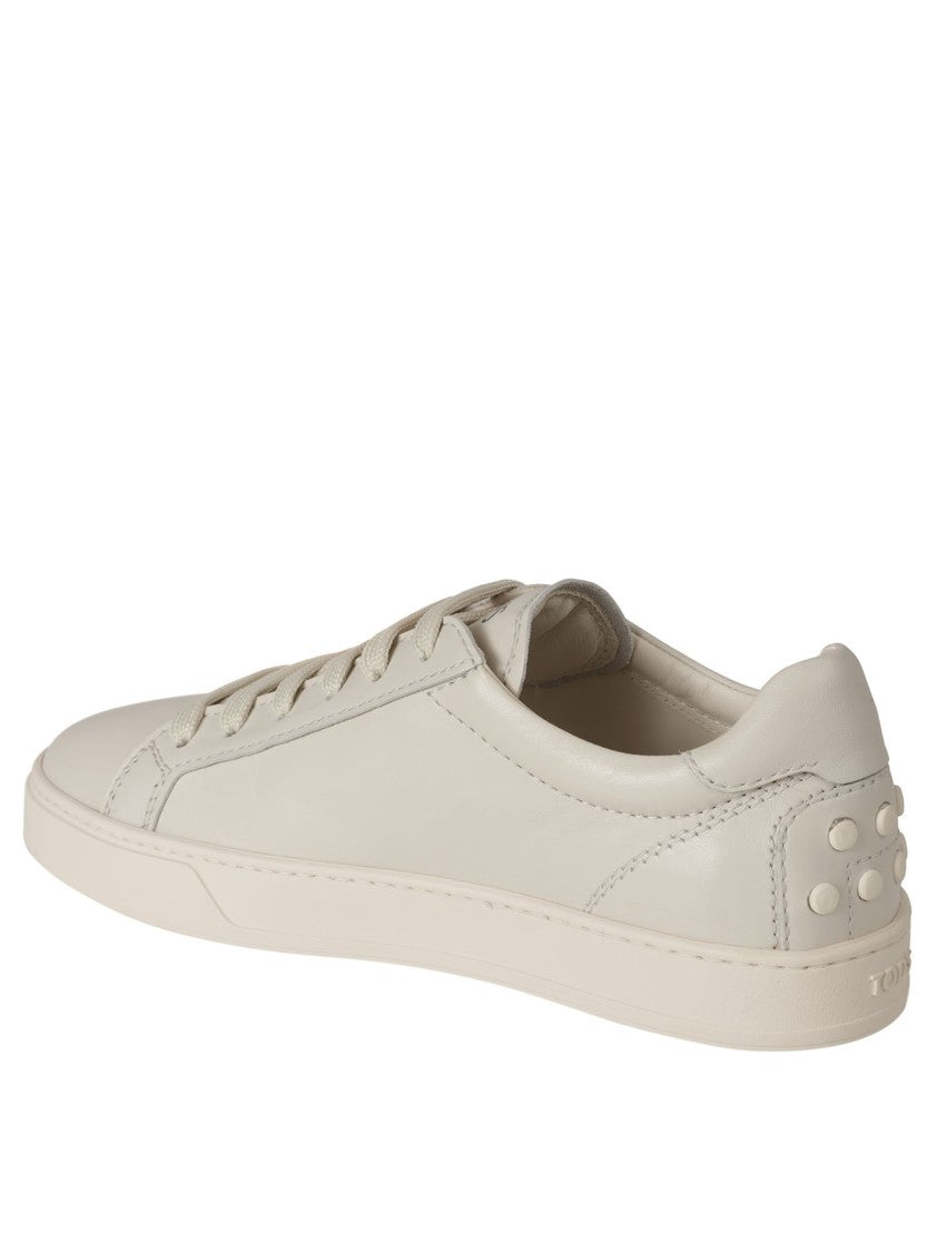 Tod's Low-Top Sneakers With Smooth Calfskin Upper