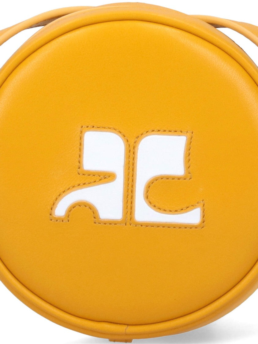 Courrèges "Reedition Circle" Mini Bag – Yellow