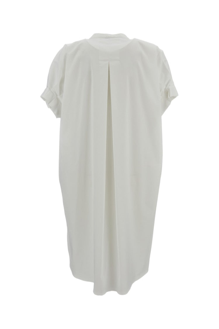 M.S.M. Milano Shirt-Style Midi Dress With Wide Silhouette