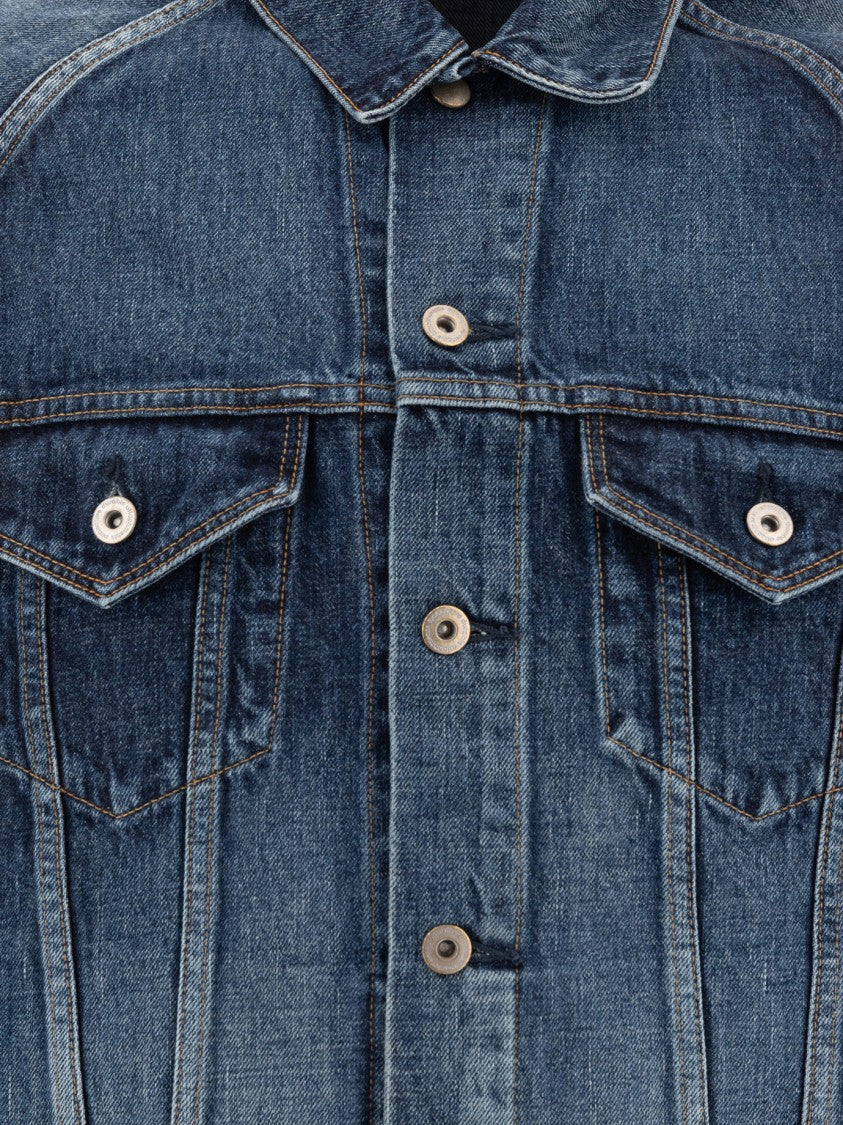 Nonnative Classic Denim Jacket With Structured Seams