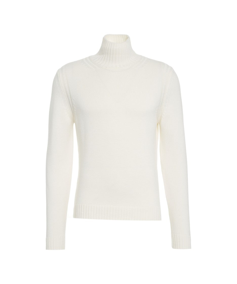 Dondup Fitted Wool Turtleneck Sweater