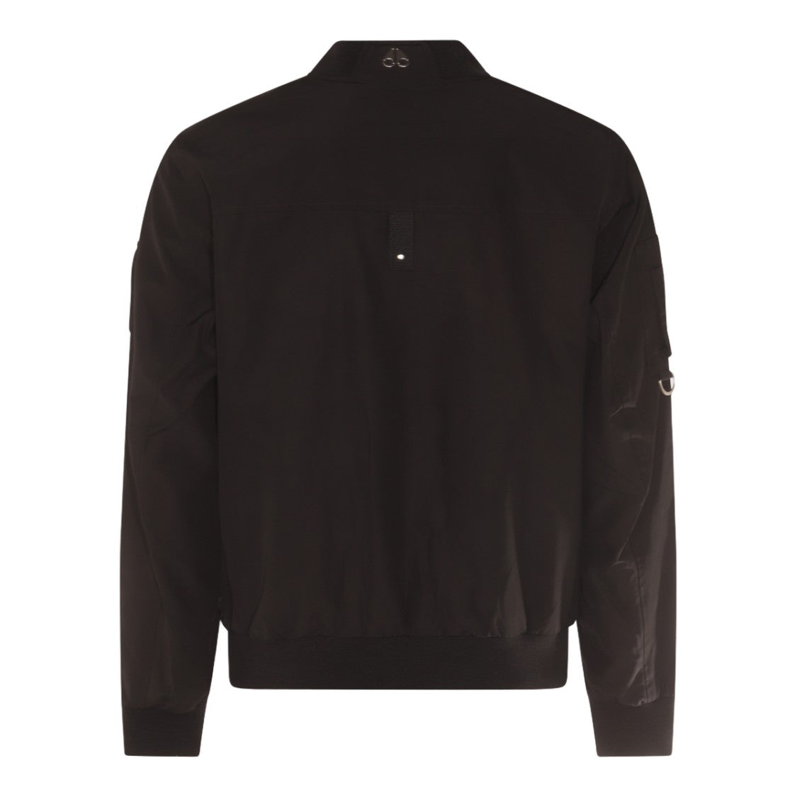 Moose Knuckles Black Jacket With Zippered Accents