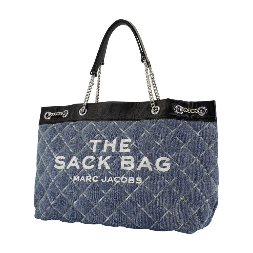 Marc Jacobs The Large Chain Sack Shoulder Bag - Cotton - Blue
