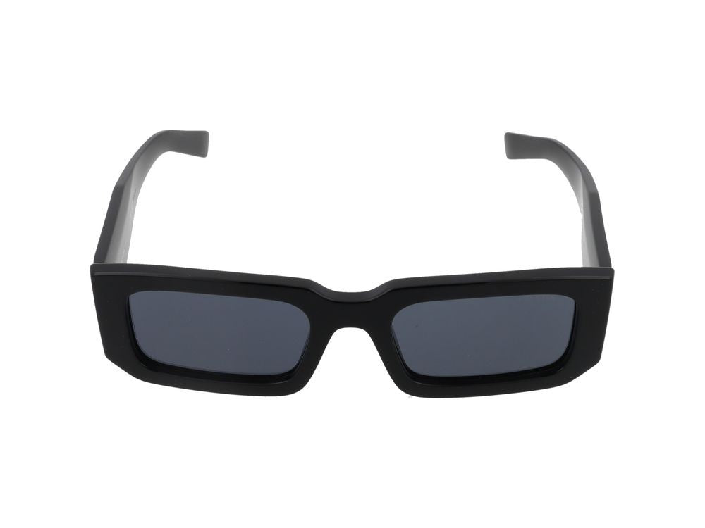Prada Bold Rectangular Acetate Sunglasses