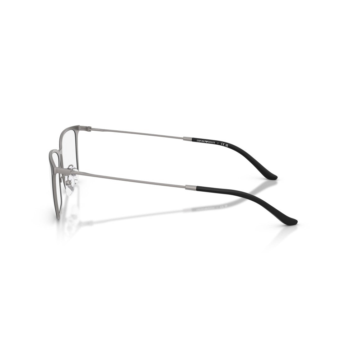 Emporio Armani 0Ea1173d Rectangular Frame Sunglasses With Thin Metal Temples